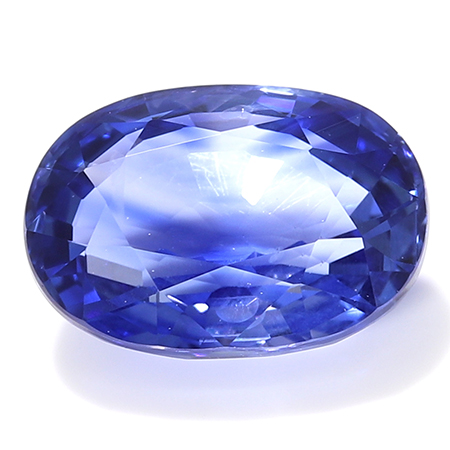 1.23 ct Oval Blue Sapphire : Bluish Blue