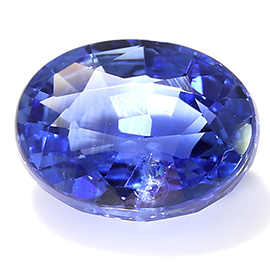 1.04 ct Oval Blue Sapphire : Bluish Blue
