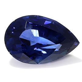 1.11 ct Pear Shape Blue Sapphire : Fine Blue