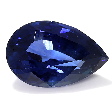 1.11 ct Fine Blue Pear Shape Natural Blue Sapphire
