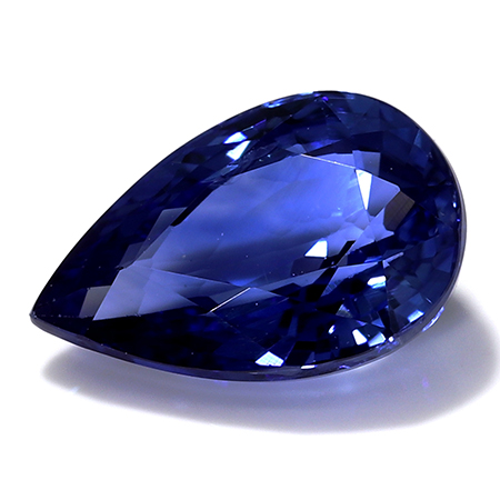 1.24 ct Royal Blue Pear Shape Natural Blue Sapphire