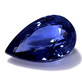 1.24 ct Pear Shape Blue Sapphire : Royal Blue
