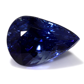 1.14 ct Royal Blue Pear Shape Natural Blue Sapphire