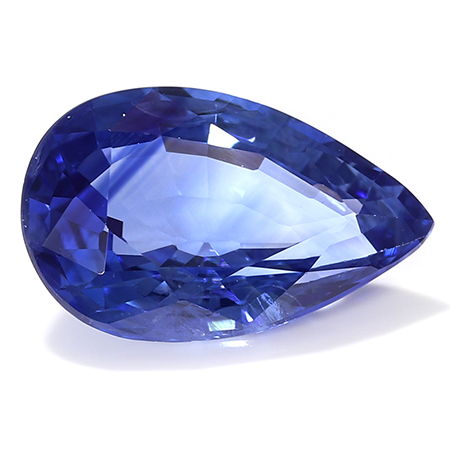 1.24 ct Fine Blue Pear Shape Natural Blue Sapphire