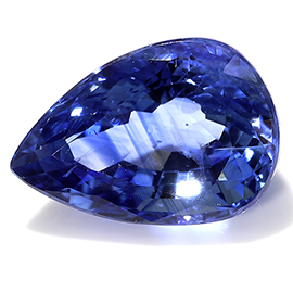 2.02 ct Pear Shape Blue Sapphire : Navy Blue