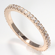 18K Rose Gold 0.45cttw Diamond Band