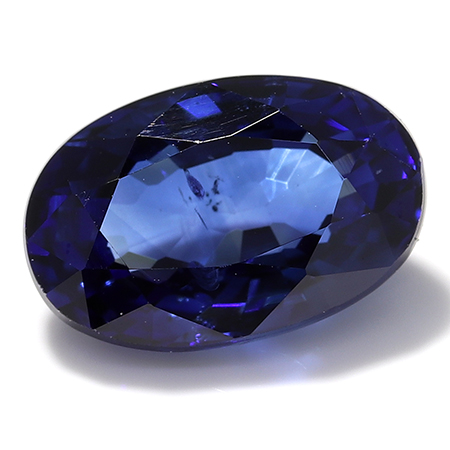 1.50 ct Oval Blue Sapphire : Midnight Blue