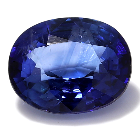 1.09 ct Oval Blue Sapphire : Fine Royal Blue