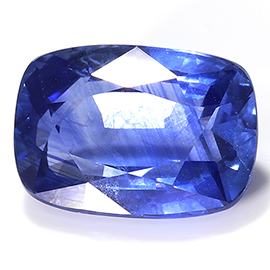 1.85 ct Cushion Cut Blue Sapphire : Royal Navy Blue