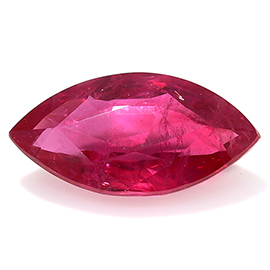 1.08 ct Marquise Ruby : Fiery Red