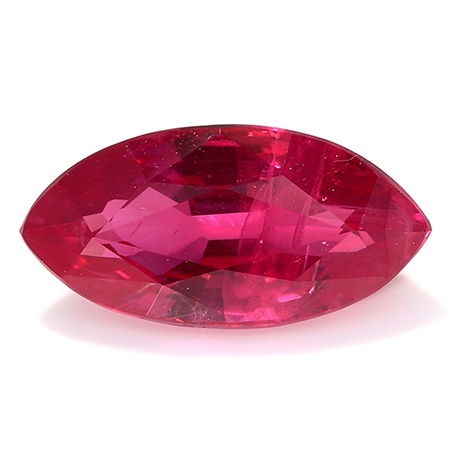 1.09 ct Marquise Ruby : Fiery Red