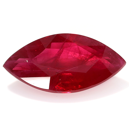 1.61 ct Marquise Ruby : Pigeon Blood Red