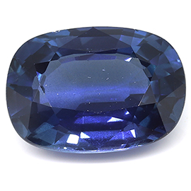 1.90 ct Cushion Cut Blue Sapphire : Fine Blue