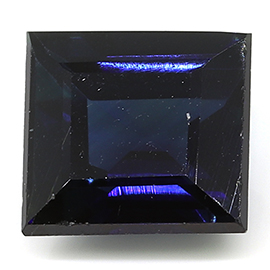 0.82 ct Princess Cut Blue Sapphire : Deep Blue