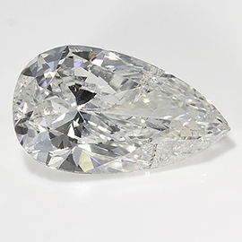 0.85 ct Pear Shape Natural Diamond : G / SI2
