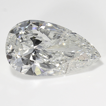 0.85 ct Pear Shape Natural Diamond : G / SI2