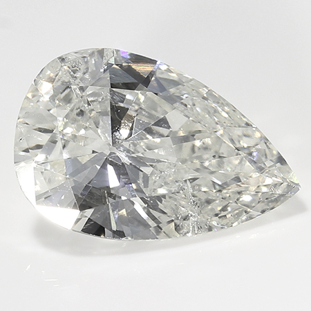 0.77 ct Pear Shape Natural Diamond : I / SI2