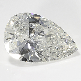 0.77 ct Pear Shape Natural Diamond : I / SI2