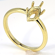 14K Yellow Gold Setting