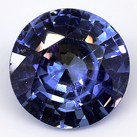 1.05 ct Round Blue Sapphire : Fine Blue