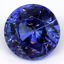 1.29 ct Rich Blue Round Natural Blue Sapphire
