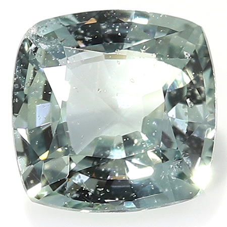 0.69 ct Greenish Blue Cushion Cut Natural Sapphire
