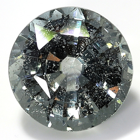 1.90 ct Round Green Sapphire : Bluish Green