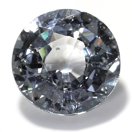 1.45 ct Grayish Blue Round Natural Blue Sapphire