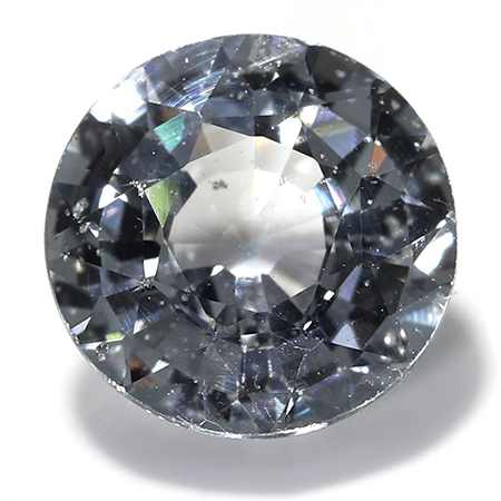 1.45 ct Round Blue Sapphire : Grayish Blue