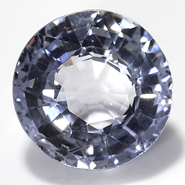 1.31 ct Round Blue Sapphire : Light Blue