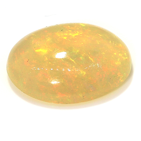 1.32 ct Golden Yellow Oval Natural Opal