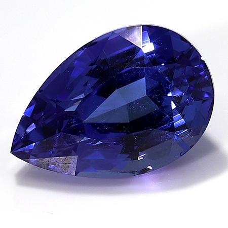 1.86 ct Pear Shape Tanzanite : Royal Navy Blue