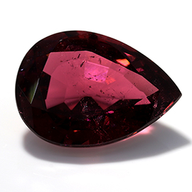 4.33 ct Pear Shape Tourmaline : Rich Pink