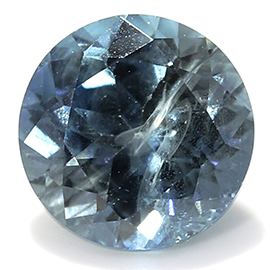 0.45 ct Round Sapphire : Blue