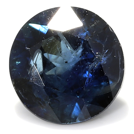 0.46 ct Blue Round Natural Sapphire