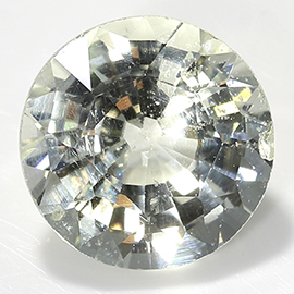 1.24 ct Round Yellow Sapphire : Greenish Yellow