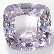 0.58 ct Soft Pink Cushion Cut Natural Pink Sapphire