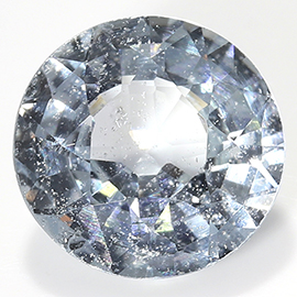 1.11 ct Round Blue Sapphire : Light Blue