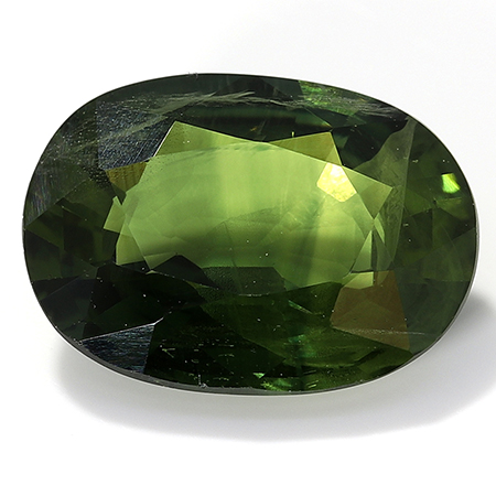 2.17 ct Oval  : Olive Green