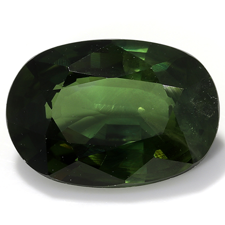 2.84 ct Oval  : Fine Olive Green