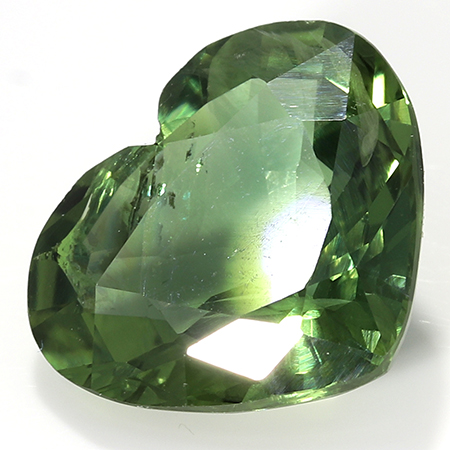 1.93 ct Olive Green Heart Shape