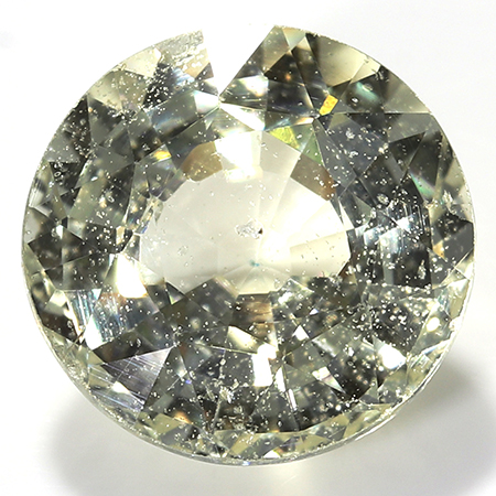 1.63 ct Light Yellow Round Natural Yellow Sapphire