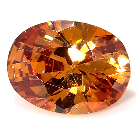 2.23 ct Oval Zircon : Golden Orange