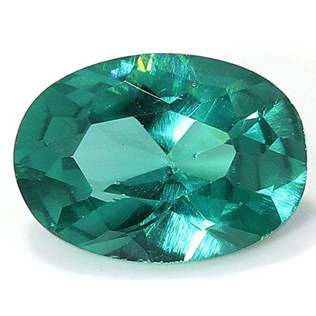 1.02 ct Oval Zircon : Greenish Blue