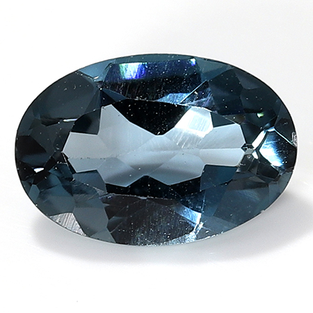 0.46 ct Patrol Blue Oval Natural Topaz- London