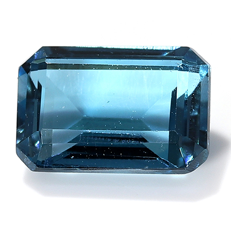 0.70 ct Emerald Cut Topaz London: Patrol Blue