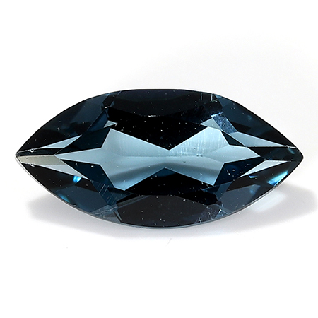 0.53 ct Marquise Cut Topaz London: Patrol Blue