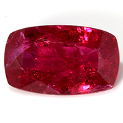 2.61 ct Rich Red Cushion Cut Ruby