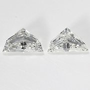 0.45 cttw H / VS1 Pair of Cadillac Cut Diamonds