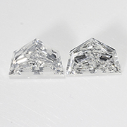 0.46 cttw E / VS1 Pair of Cadillac Cut Diamonds